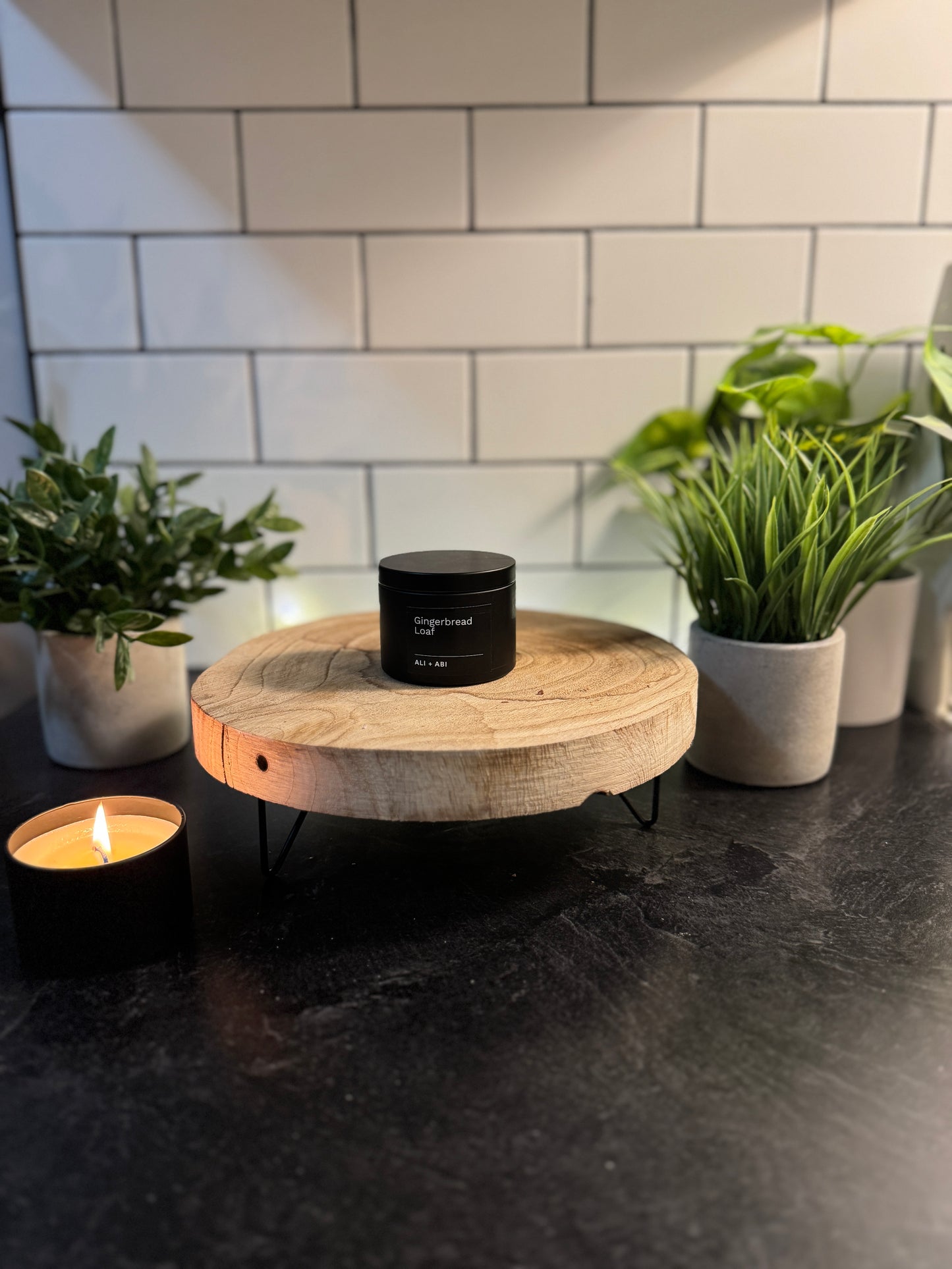 Gingerbread House Candle