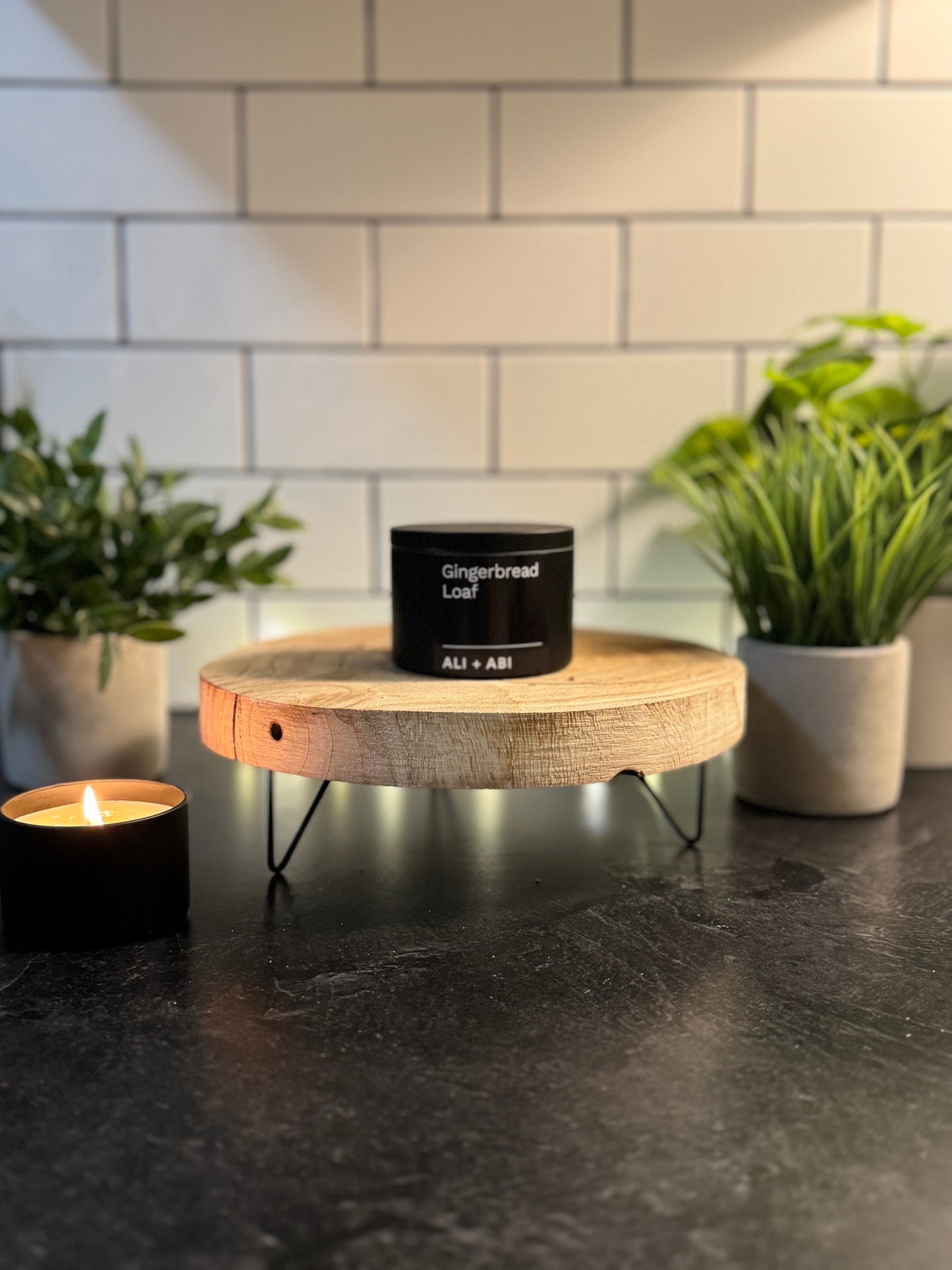 Gingerbread House Candle