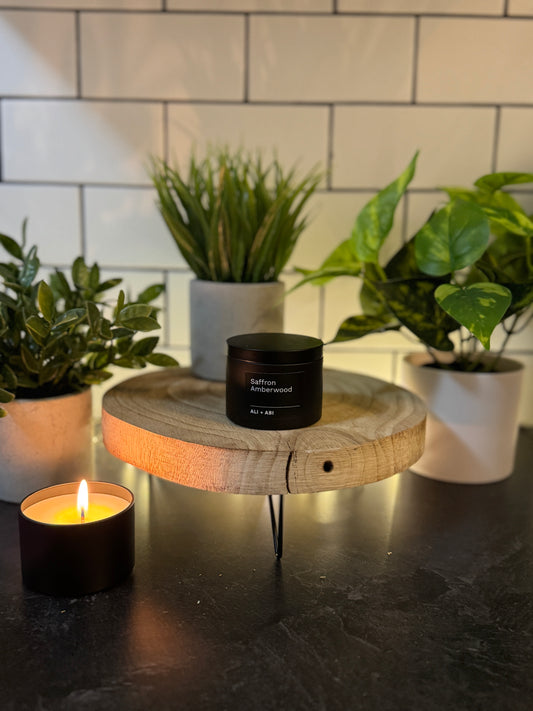 Saffron Amberwood Candle